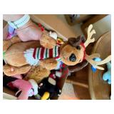 Mixed Plush Stuffed Animal Lot TY Beanie Babies Holiday Animals 20+