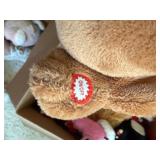 Mixed Plush Stuffed Animal Lot TY Beanie Babies Holiday Animals 20+