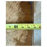 Vintage Hexagon Wood End Table Plant Stand 16x16x18 Fair Cond