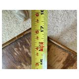 Vintage Hexagon Wood End Table Plant Stand 16x16x18 Fair Cond