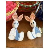 Easter Spring Decor Lot Baskets Bunny Figures Eggs Golf Sound Toy