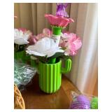 Easter Spring Decor Lot Baskets Bunny Figures Eggs Golf Sound Toy
