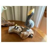 Coastal Bird Driftwood Art Lot John Perry Egret Seagull Pelican Decor