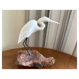 Coastal Bird Driftwood Art Lot John Perry Egret Seagull Pelican Decor