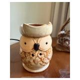 Owl Decor Lot Wax Warmer Figurines Candle Warmers Melts Rustic