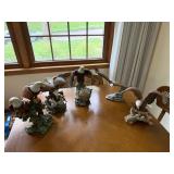 Crystal Cathedral Ministries Eagles Club Figurine Lot of 5 Bald Eagles