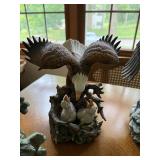 Crystal Cathedral Ministries Eagles Club Figurine Lot of 5 Bald Eagles