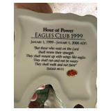 Crystal Cathedral Ministries Eagles Club Figurine Lot of 5 Bald Eagles