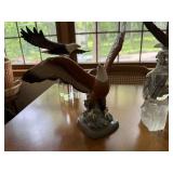 Lot of 5 Eagle Figurines Crystal Cathedral Hour of Power Decor
