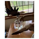 Lot of 5 Eagle Figurines Crystal Cathedral Hour of Power Decor