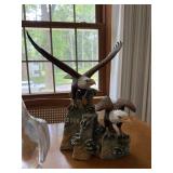 Lot of 5 Eagle Figurines Crystal Cathedral Hour of Power Decor