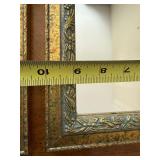Vintage Framed Wall Decor Lot 8 Pc Mirrors Floral Prints Oval Shadowbox