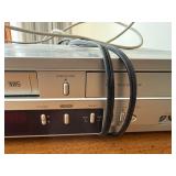 Accurian DVD VCR Combo Recorder VHS Hi-Fi DVD-RW/R Silver See Photos