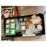 Large Mixed Christmas Decor Gift Wrap Ornament Lot -Clocks -Disney Holiday