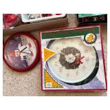 Large Mixed Christmas Decor Gift Wrap Ornament Lot -Clocks -Disney Holiday