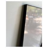 Large Framed Whiteboard Dry Erase Board Black Frame Good Condition