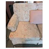 Floral Loveseat Sofa With Cushions