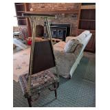 Folding Tray Chair With Upholstered Seat