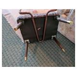 Folding Tray Chair With Upholstered Seat