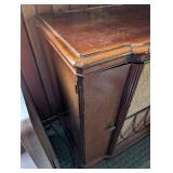 Vintage Victor Console Radio Cabinet