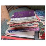 Mixed Lot of Vinyl Records, Songbooks & Record Cabinet