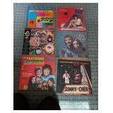 Mixed Lot of Vinyl Records, Songbooks & Record Cabinet