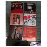 Mixed Lot of Vinyl Records, Songbooks & Record Cabinet