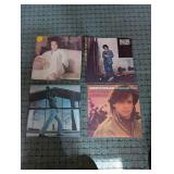 Mixed Lot of Vinyl Records, Songbooks & Record Cabinet