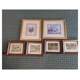 Framed Art Print Assortment (Lot of 6)