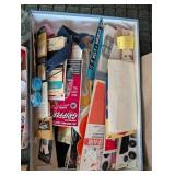 Mixed Lot: Red Heart Yarn, Dritz Tracing Paper & Takumi Knitting Needles