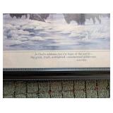 Framed Wildlife & Seascape Prints (Lot of 2)
