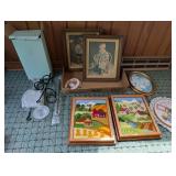 PartyLite Cascade Candle Holder & Framed Wall Decor Mixed Lot