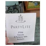 PartyLite Cascade Candle Holder & Framed Wall Decor Mixed Lot