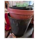 Garden Planters, Hummingbird Feeders & Tools Mixed Lot
