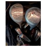 Club King by Bag Boy Golf Bag With Mixed Clubs