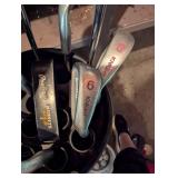 Club King by Bag Boy Golf Bag With Mixed Clubs