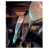Club King by Bag Boy Golf Bag With Mixed Clubs