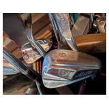 Dr Pepper Golf Bag With Assorted Clubs