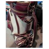 Dr Pepper Golf Bag With Assorted Clubs