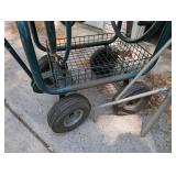 Garden Hose Reel Cart With Hose & Metal Tripod Stand