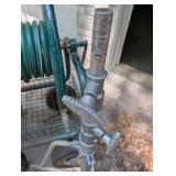 Garden Hose Reel Cart With Hose & Metal Tripod Stand