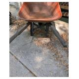 Steel Wheelbarrow With Wood Handles