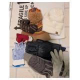 Mixed Lot: Shoes, Boots, Gloves & Knit Accessories