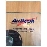 AirDesk Glass Standing Desk Workstation
