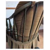 Pair of Upholstered Swivel Chairs