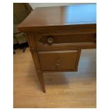 Wooden Desk With Drawers