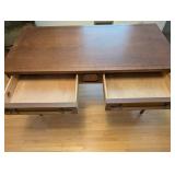 Wooden Desk With Drawers