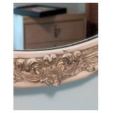 Ornate Oval Wall Mirror 23 X 19 in