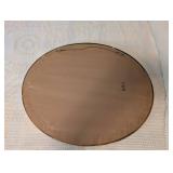 Ornate Oval Wall Mirror 23 X 19 in
