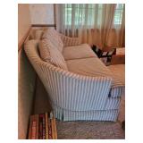 Striped Upholstered Sofa 56 X 34 X 28 in